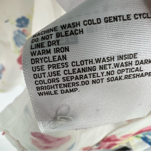 UNIQLO Rayon Crepe Tie Long Sleeve Blouse (INES DE LA FRESSANGE), natural - Picture 12 of 14